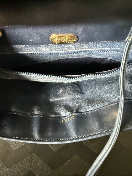 VINTAGE🔥Gucci Gray Crossbody Shoulder Bag with Black Trim main image 12